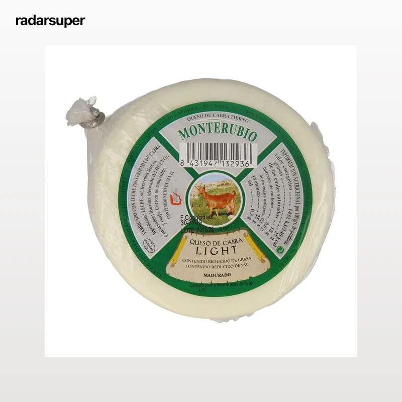 MONTERUBIO Queso cabra tierno light MONTERUBIO 450 g.