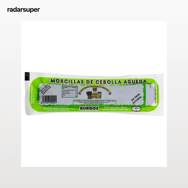 Morcilla de cebolla AGUEDA 300 g.