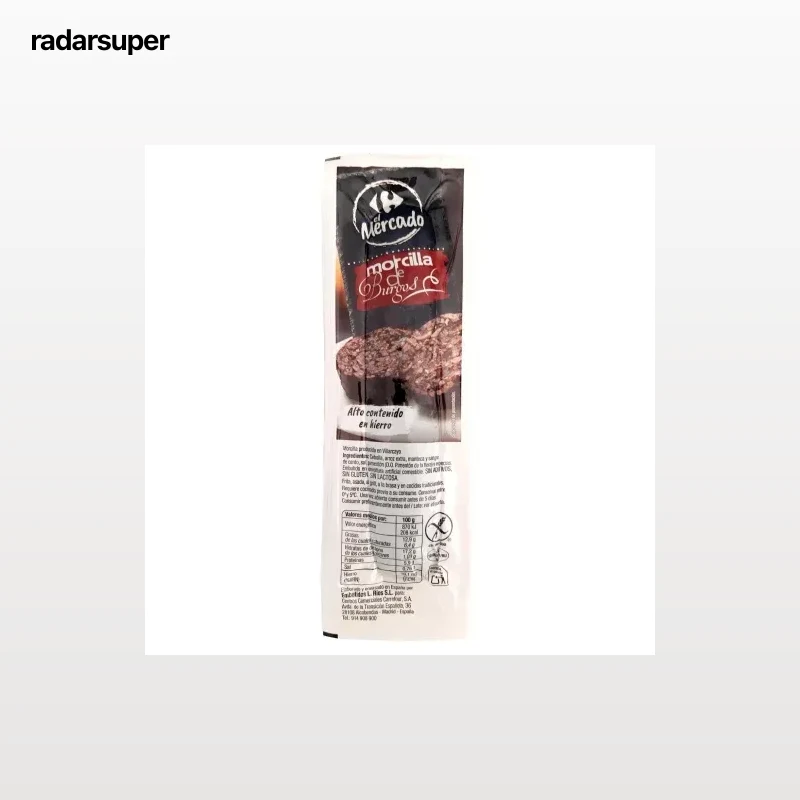 Morcilla pieza Carrefour El Mercado 300 g aprox
