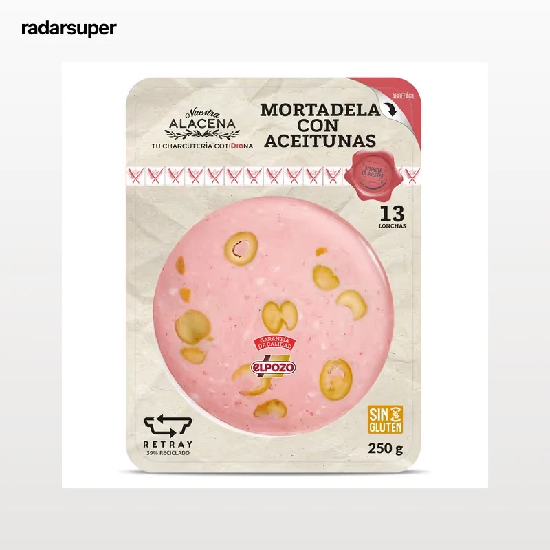 Mortadela con aceitunas Dia Nuestra Alacena 250 g