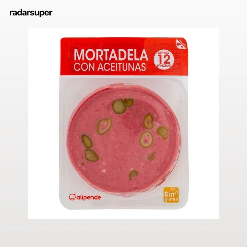 Mortadela Alipende con aceitunas en lonchas 250g