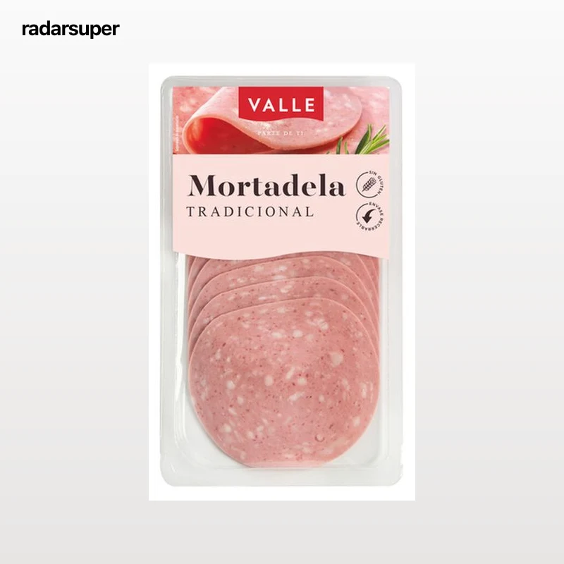 Mortadela calidad extra en lonchas Valle 150g