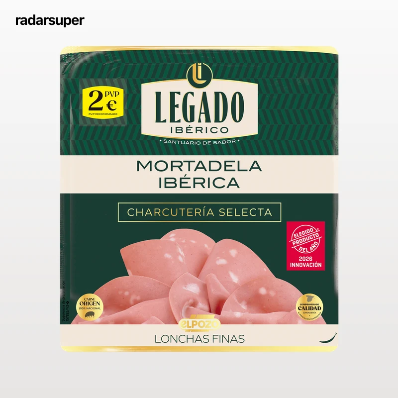 Mortadela ibérica en lonchas finas Legado Ibérico 150g