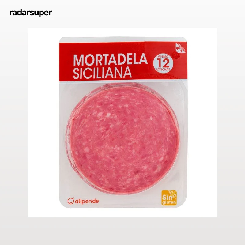 Mortadela siciliana en lonchas Alipende 250g