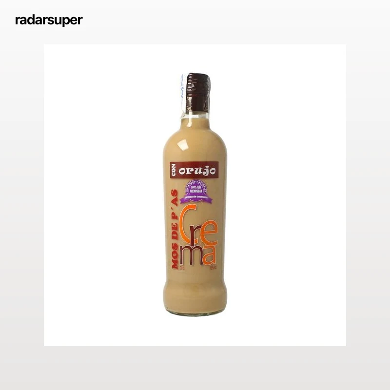 MOS DE PAS Crema de orujo MOS DE PAS botella de 70 cl.