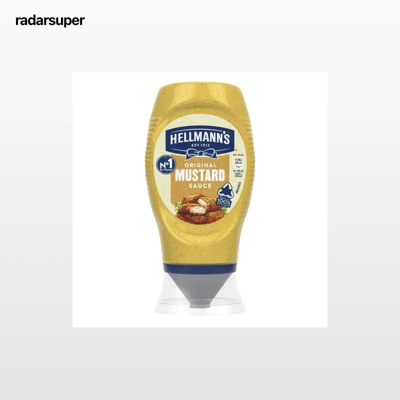 Mostaza Hellmann's sin gluten envase 250 ml.