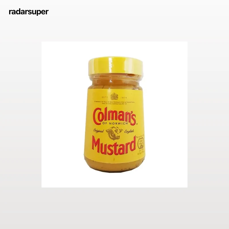 Mostaza inglesa Colman's tarro 100 g.