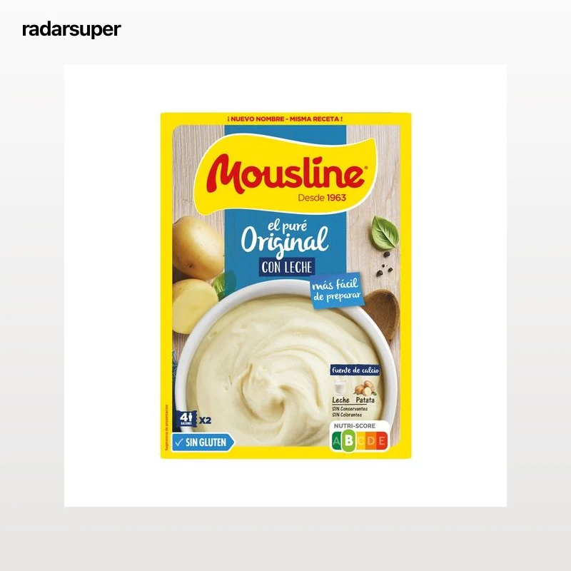 MOUSLINE Puré de patatas con leche 230 g.