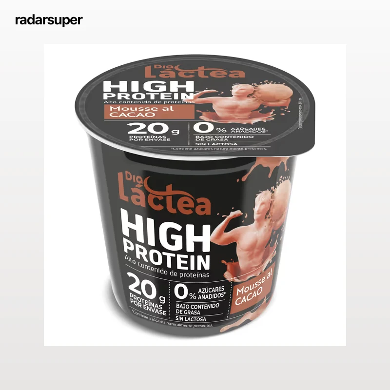 Mousse de cacao alta en proteínas Dia Láctea 200 g