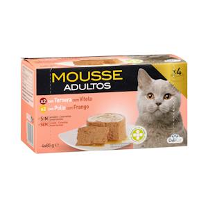 Mousse de carne gato adulto Delikuit