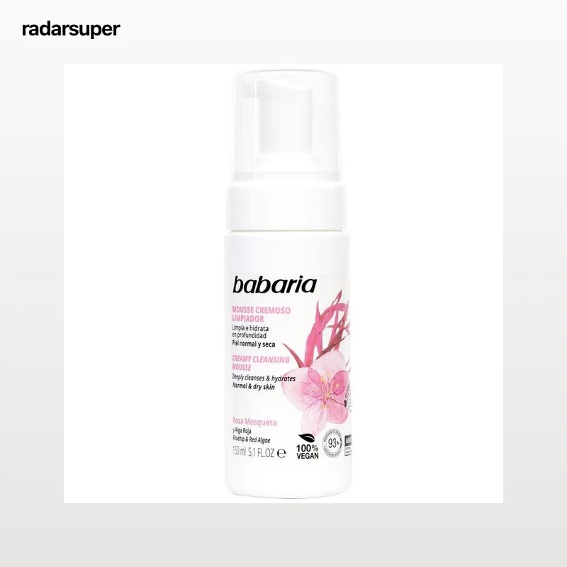 Mousse crema limpiadora Babaria 150ml Rosa mosqueta