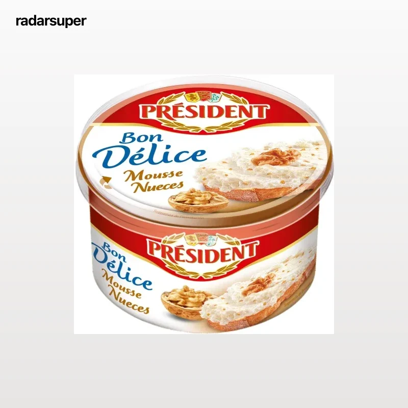 Mousse de queso con nueces Rondelé Président 125 g.