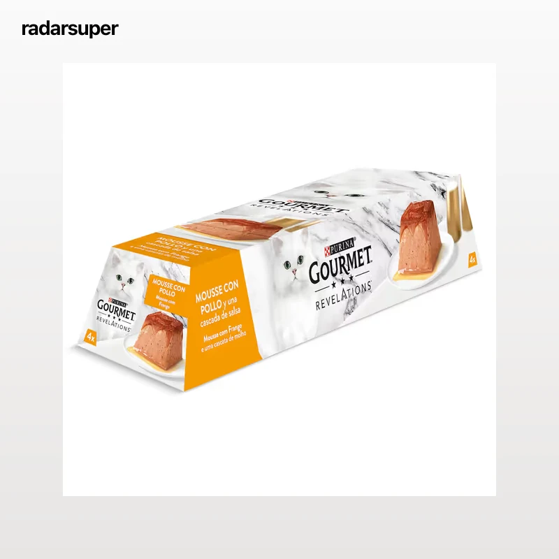 Mousse para gatos de pollo Gourmet 4 x 57 g