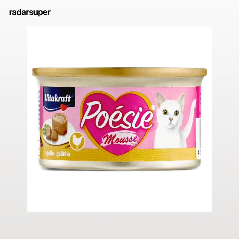 Mousse para gatos con pollo Vitakraft 85 g