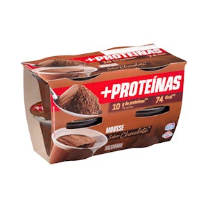 Mousse sabor chocolate +Proteínas Hacendado 10 g proteínas