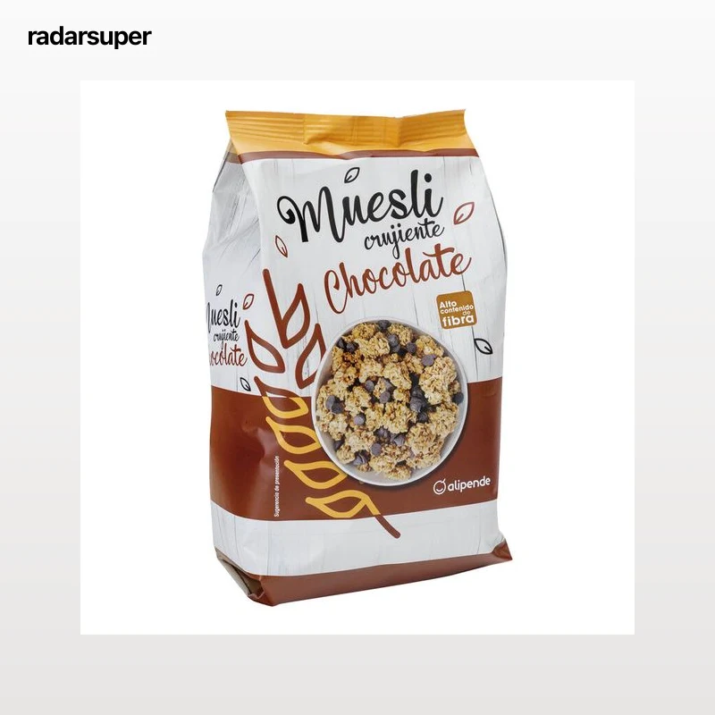 Muesli crujiente Alipende 500g con chocolate negro