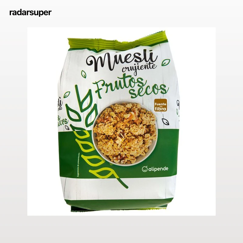 Muesli crujiente Alipende 500g con frutos secos