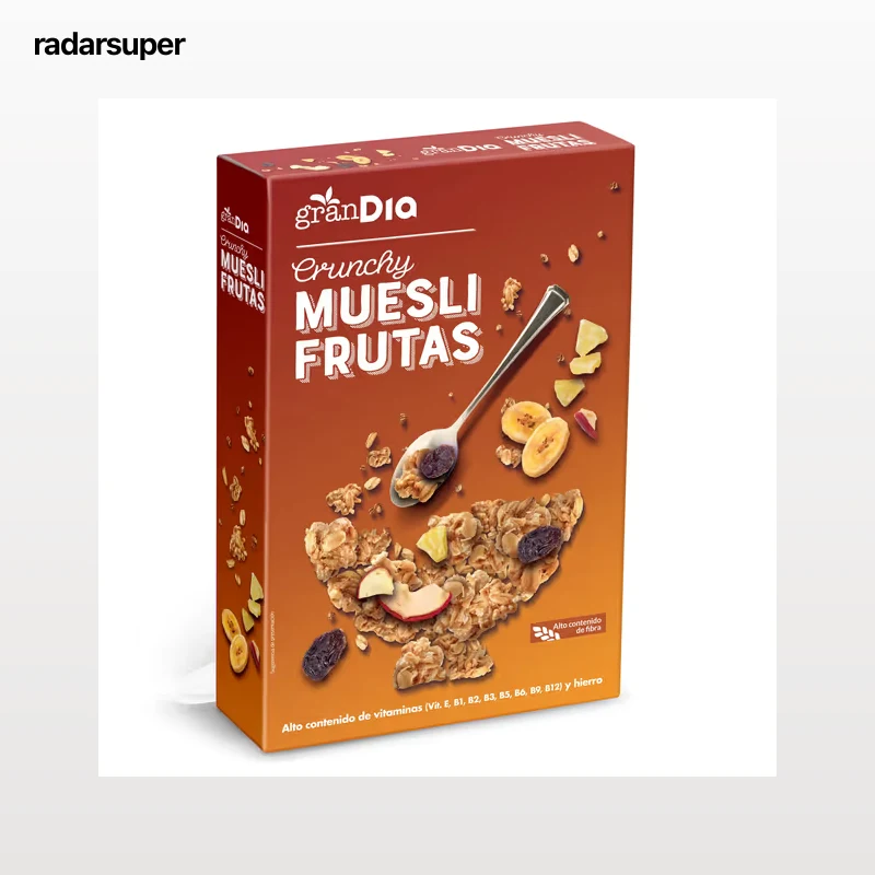 Muesli crujiente con frutas Gran Dia 500 g