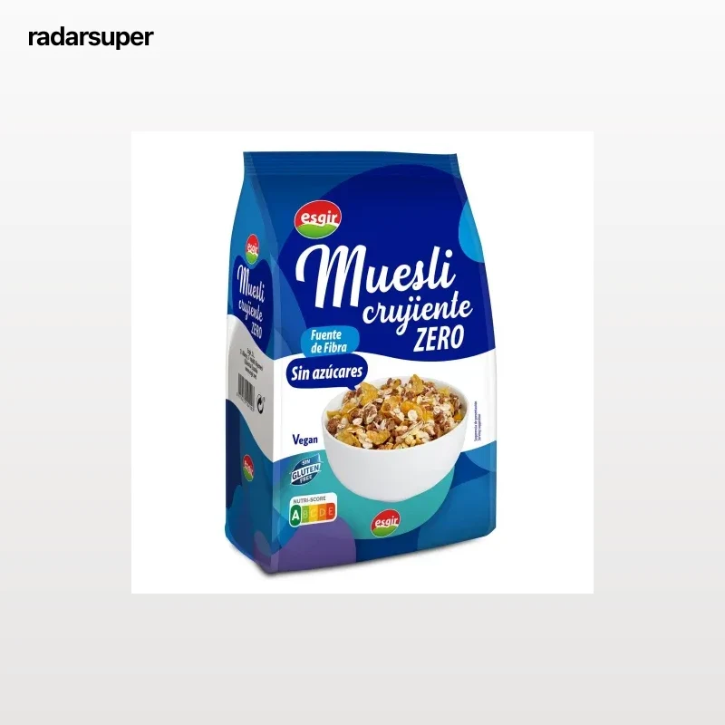 Muesli crujiente Zero Esguir sin gluten 350 g.