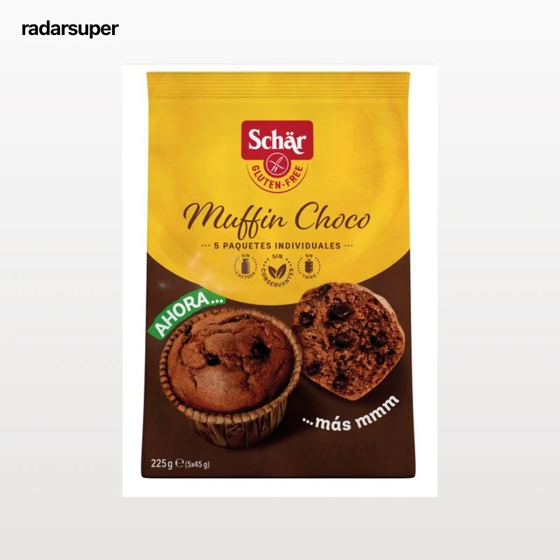 Muffin Choco sin gluten Schär 225g