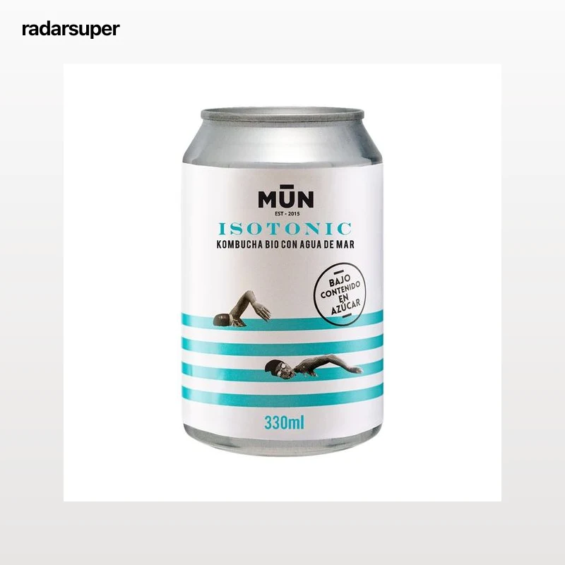 MUN Kombucha isotonica BIO con agua de mar 330 ml