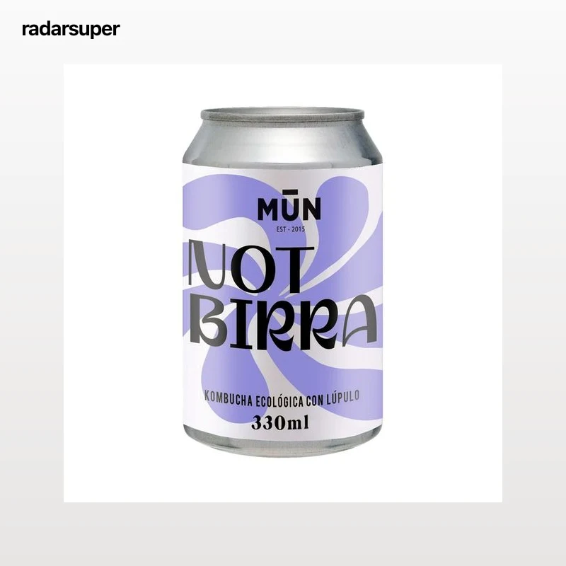 MUN Notbirra Kombucha BIO con lúpulo 330 ml.
