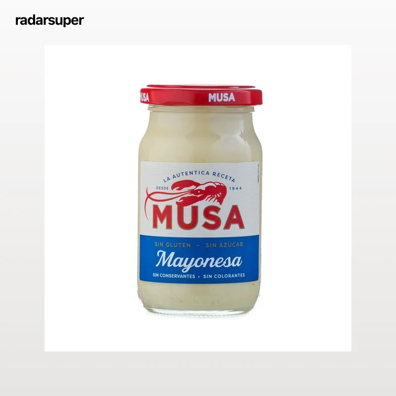 MUSA Mayonesa frasco, sin conservantes ni colorantes 225 ml.