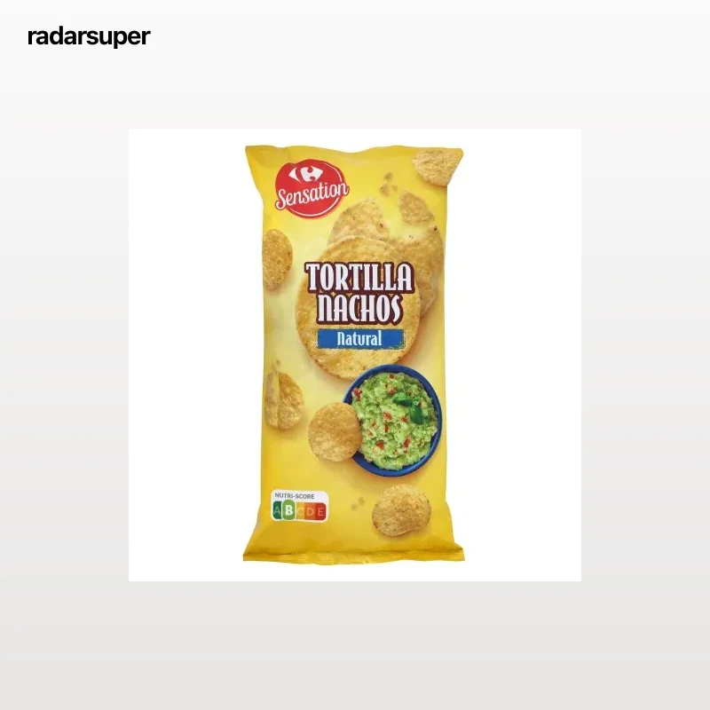 Nachos al natural Carrefour 200 g.