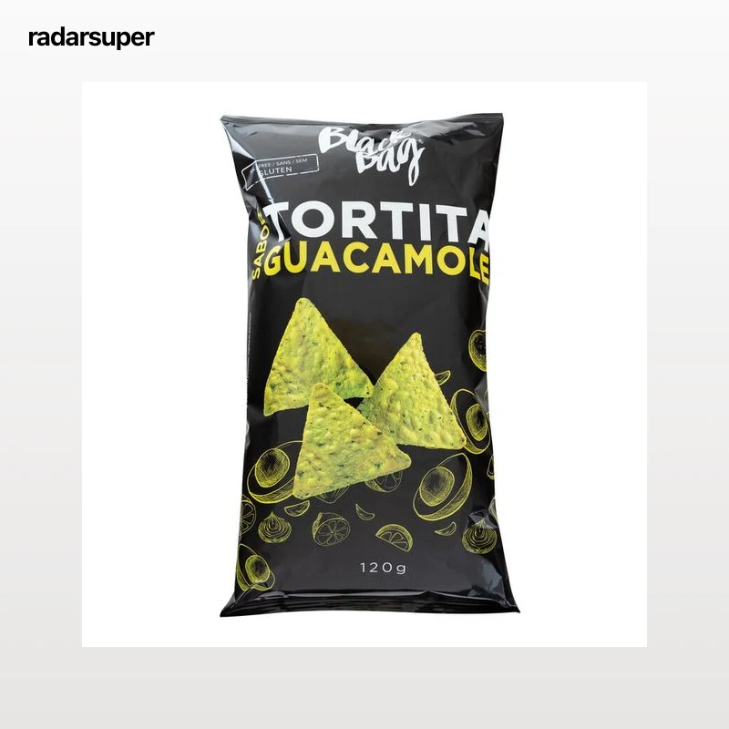 Nachos de guacamole Black Bag 120g