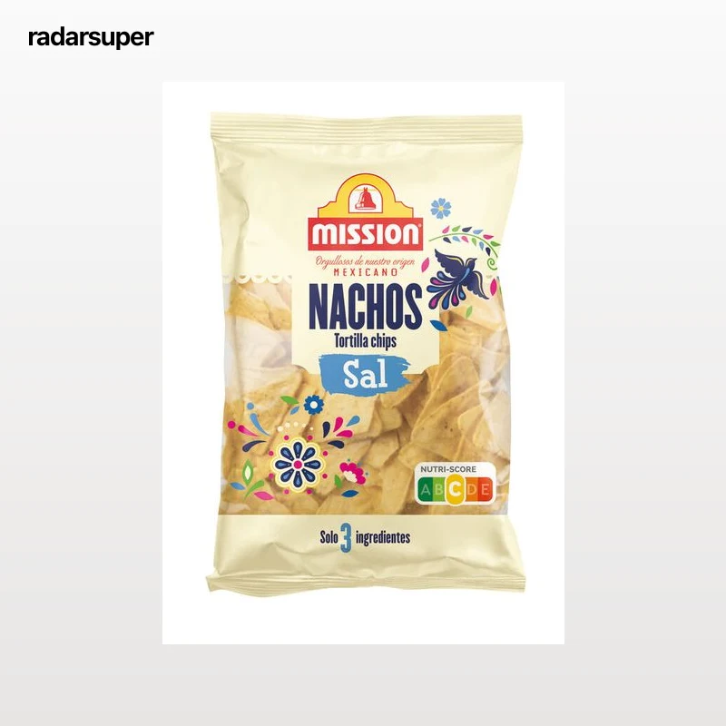Nachos de maíz con sal Mission 200g