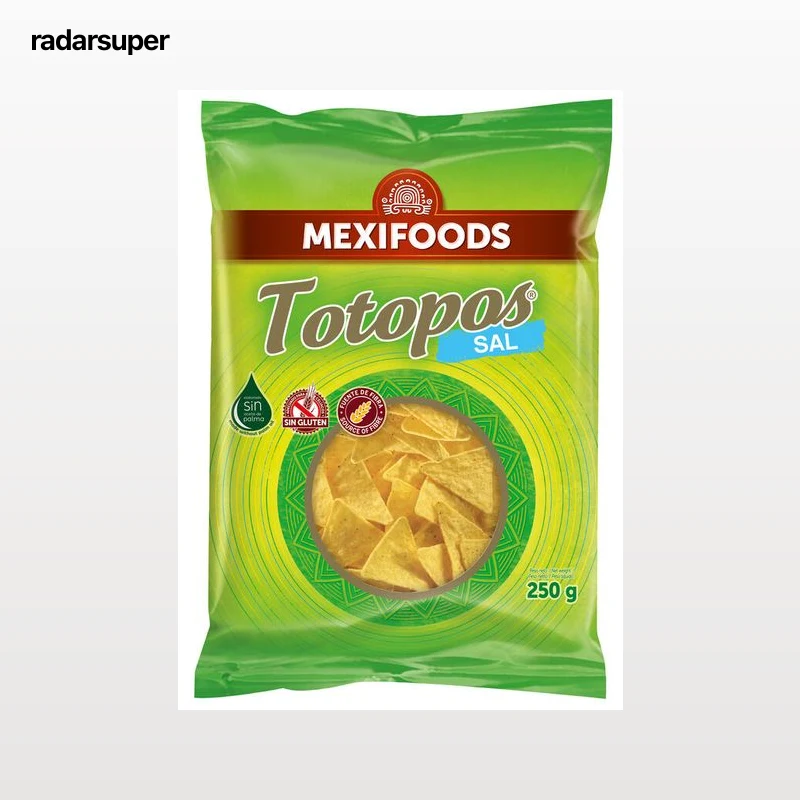 Nachos de maíz Totopos Mexifoods 250g