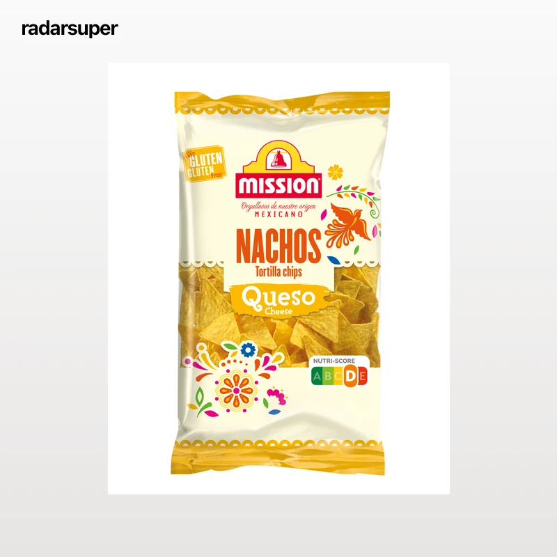 Nachos con queso Mission 200g