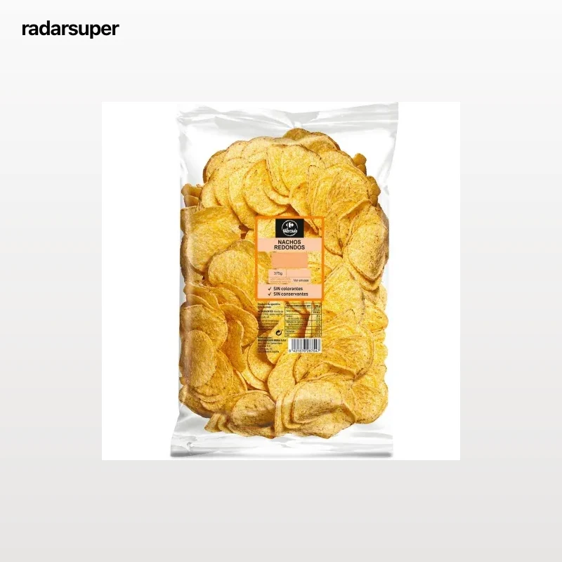 Nachos redondos Carrefour El Mercado 375 g
