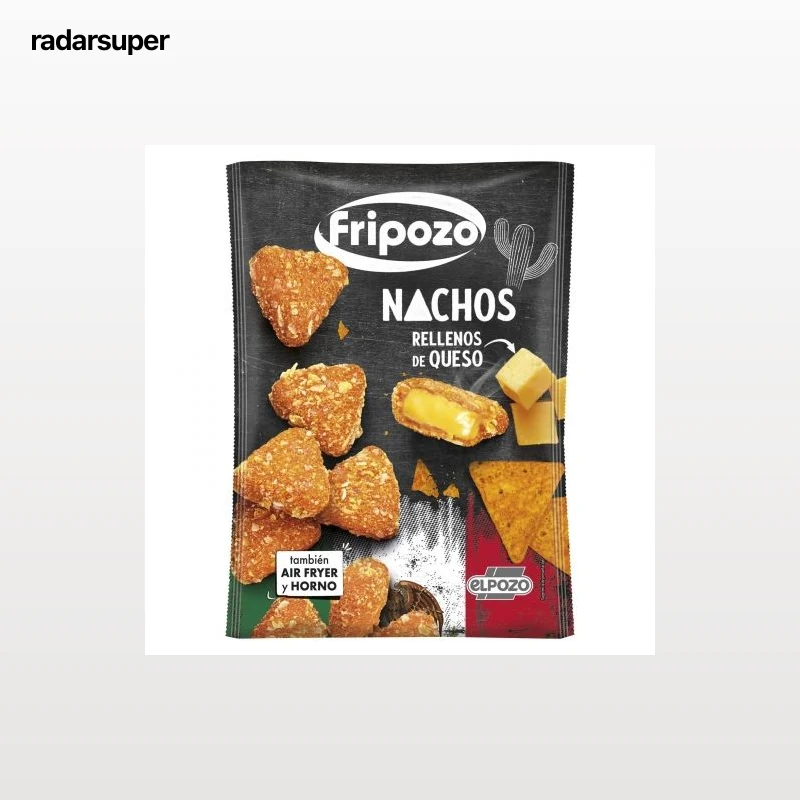 Nachos rellenos de queso Fripozo 250 g.