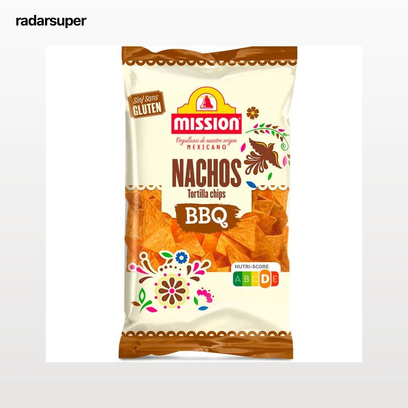 Nachos con sabor barbacoa Mission 200g