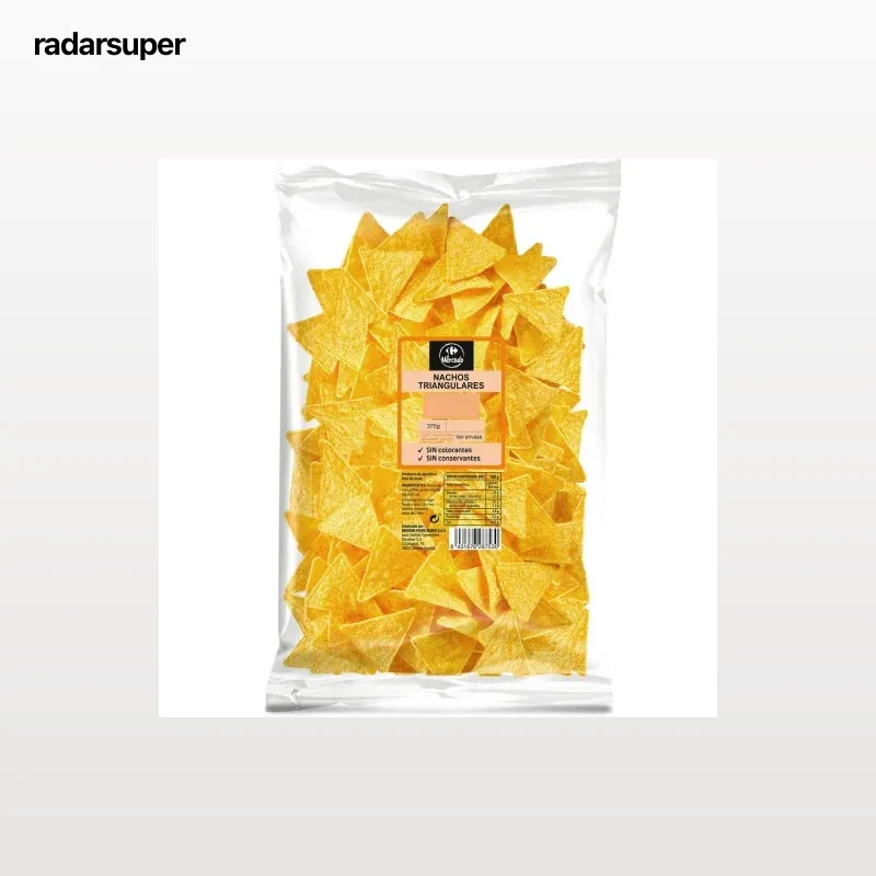 Nachos triangulares Carrefour El Mercado 375 g