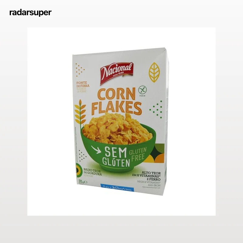 NACIONAL Cereales Corn Flakes sin gluten NACIONAL 375 gr.