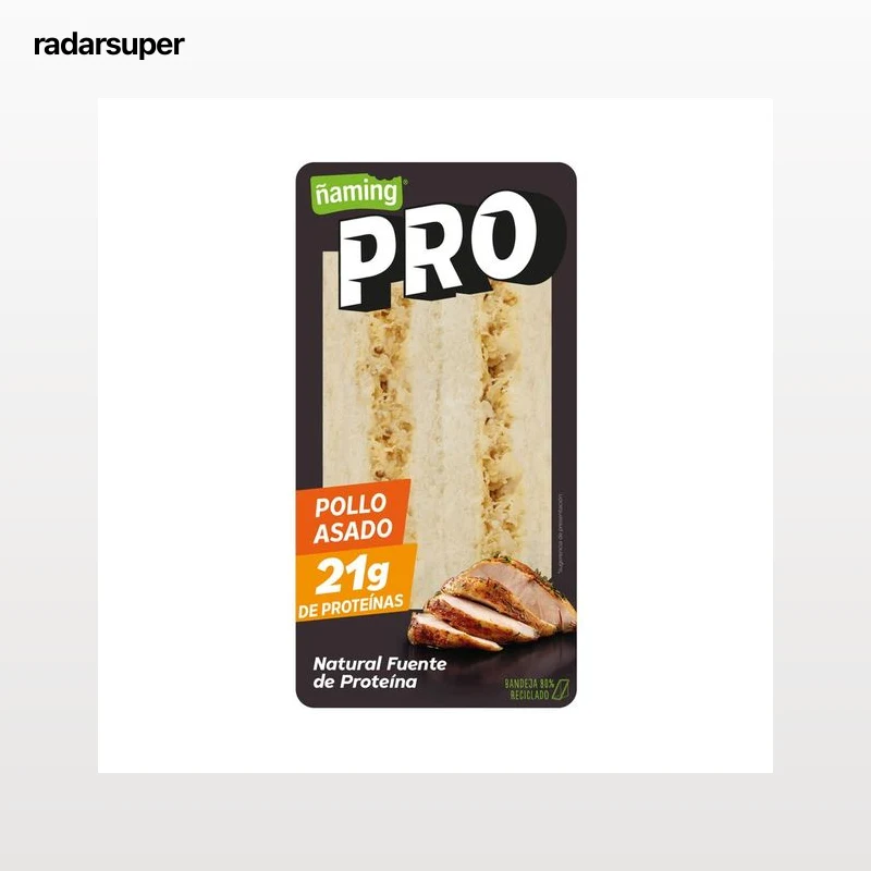 ÑAMING Pro Sándwich de pollo asado y mayonesa 175 g.