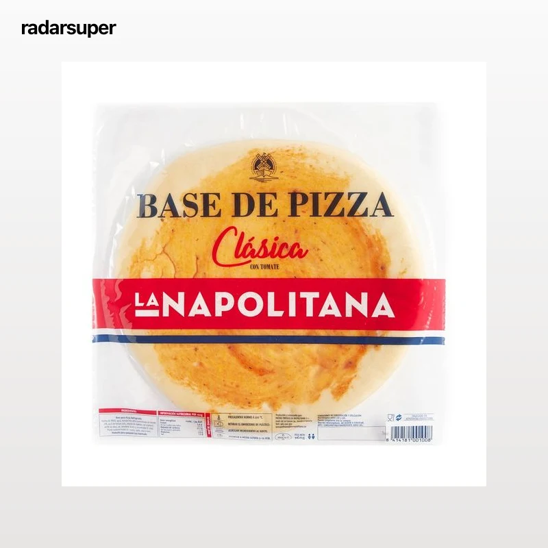 LA NAPOLITANA Base refrigerada de pizza clásica con tomate LA NAPOLITANA 260 g.