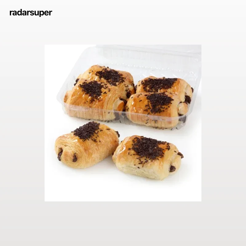 Napolitana de mantequilla y chocolate Carrefour 6 ud
