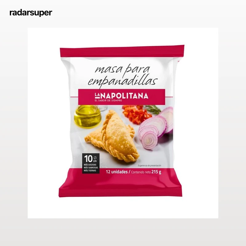 LA NAPOLITANA Masa de tamaño mediano para empanadillas 12 uds.