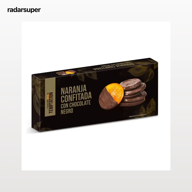 Naranja confitada con chocolate negro Dia Temptation 150 g