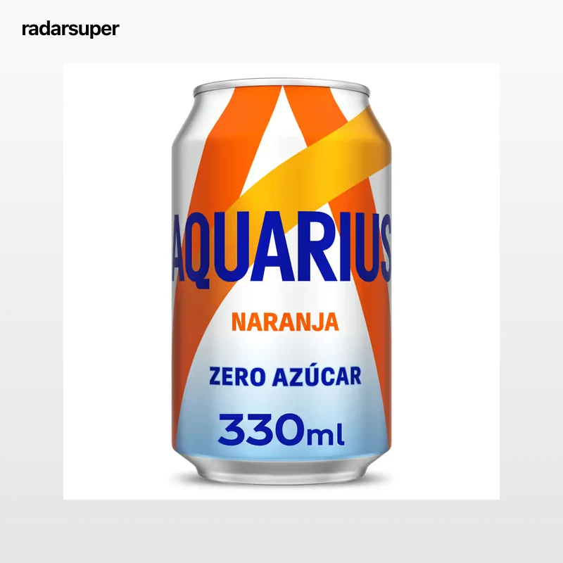 Aquarius de naranja zero 330 ml