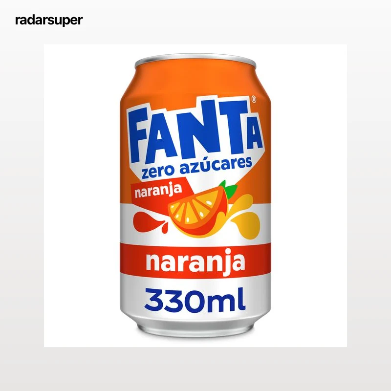 Fanta de naranja zero 330 ml
