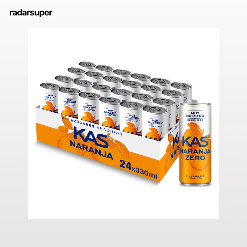 Kas de naranja zero pack 24 x 330 ml