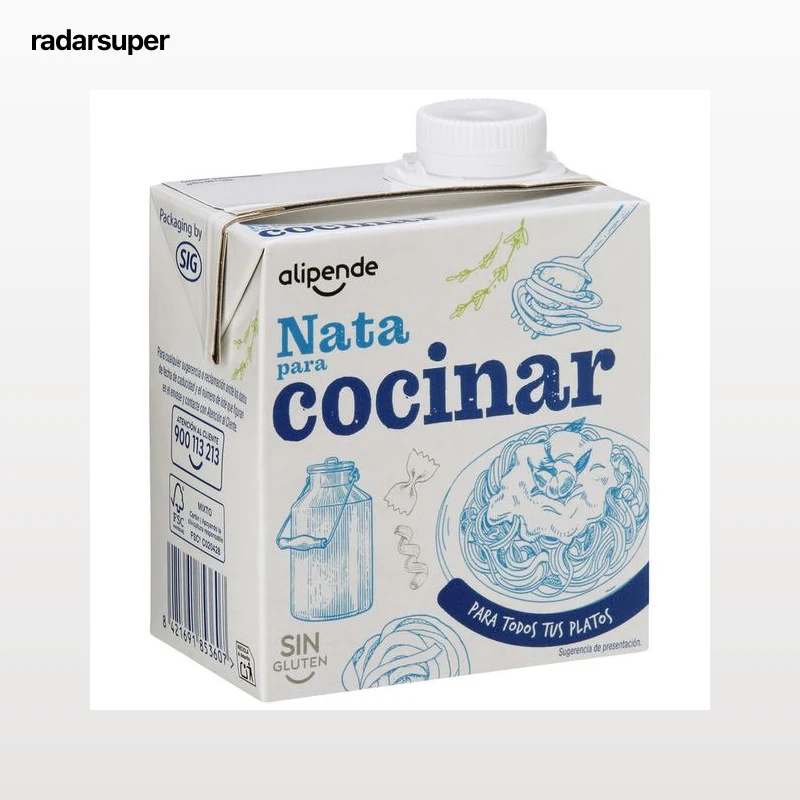 Nata cocina brik Alipende 500 ml