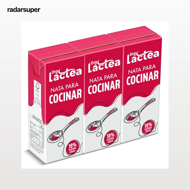 Nata para cocinar 18% M.G. Dia Láctea 3 x 200 ml