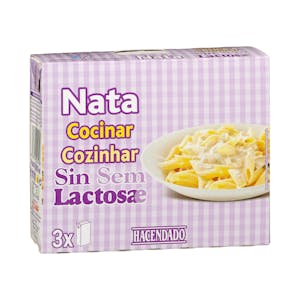 Nata ligera para cocinar sin lactosa