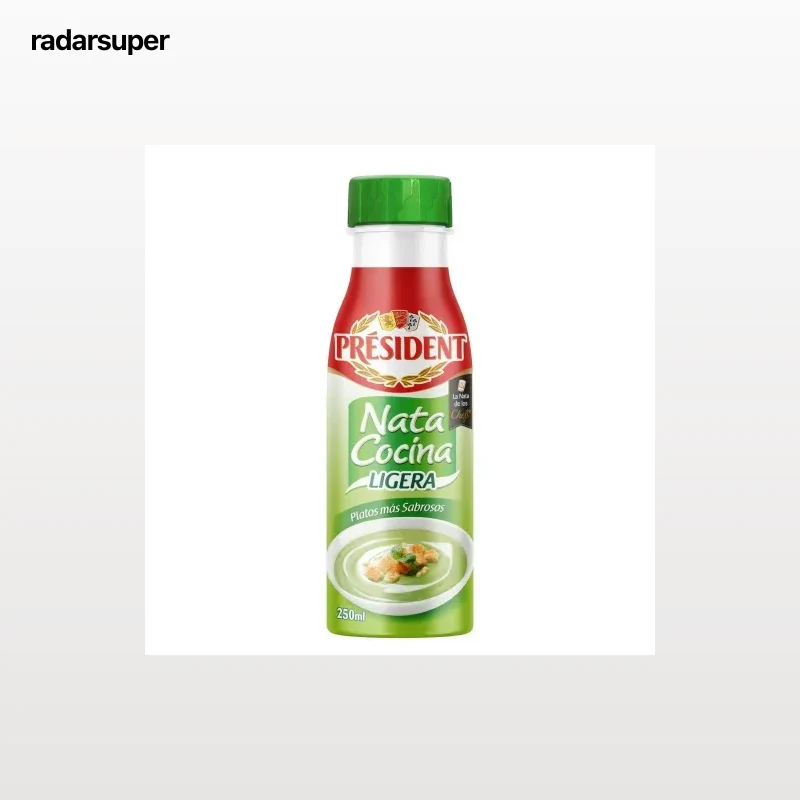 Nata para cocinar ligera Président 250 ml.