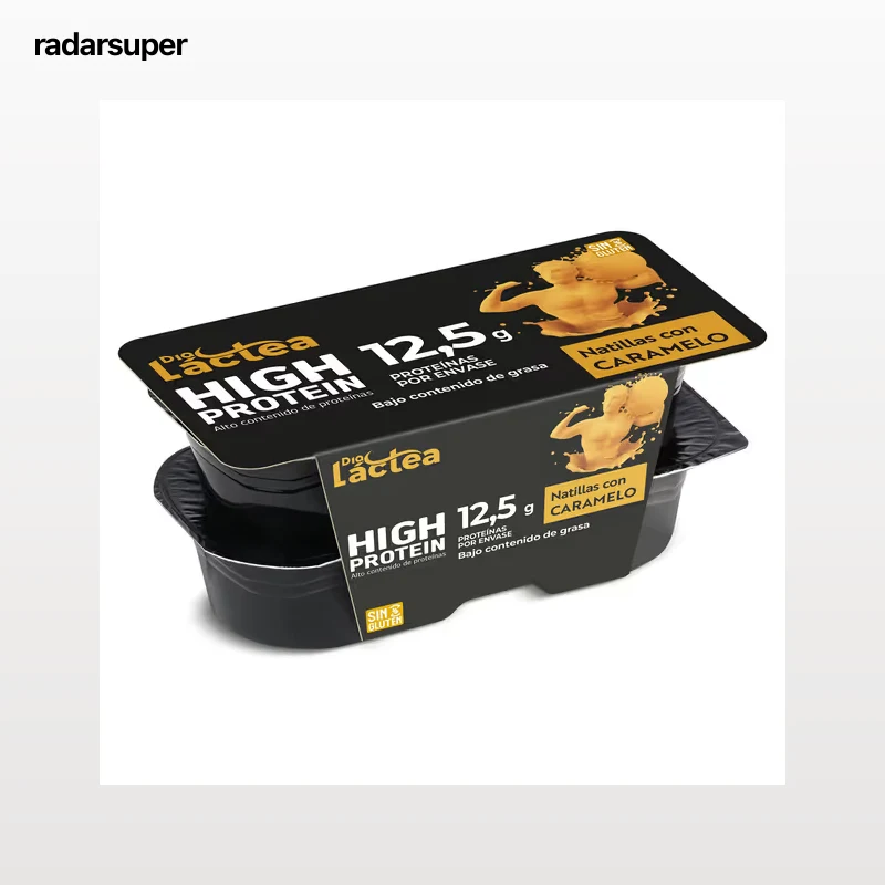 Natillas con caramelo alta en proteínas Dia Láctea 4 x 125 g